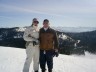 Sara and Erik skiing MT